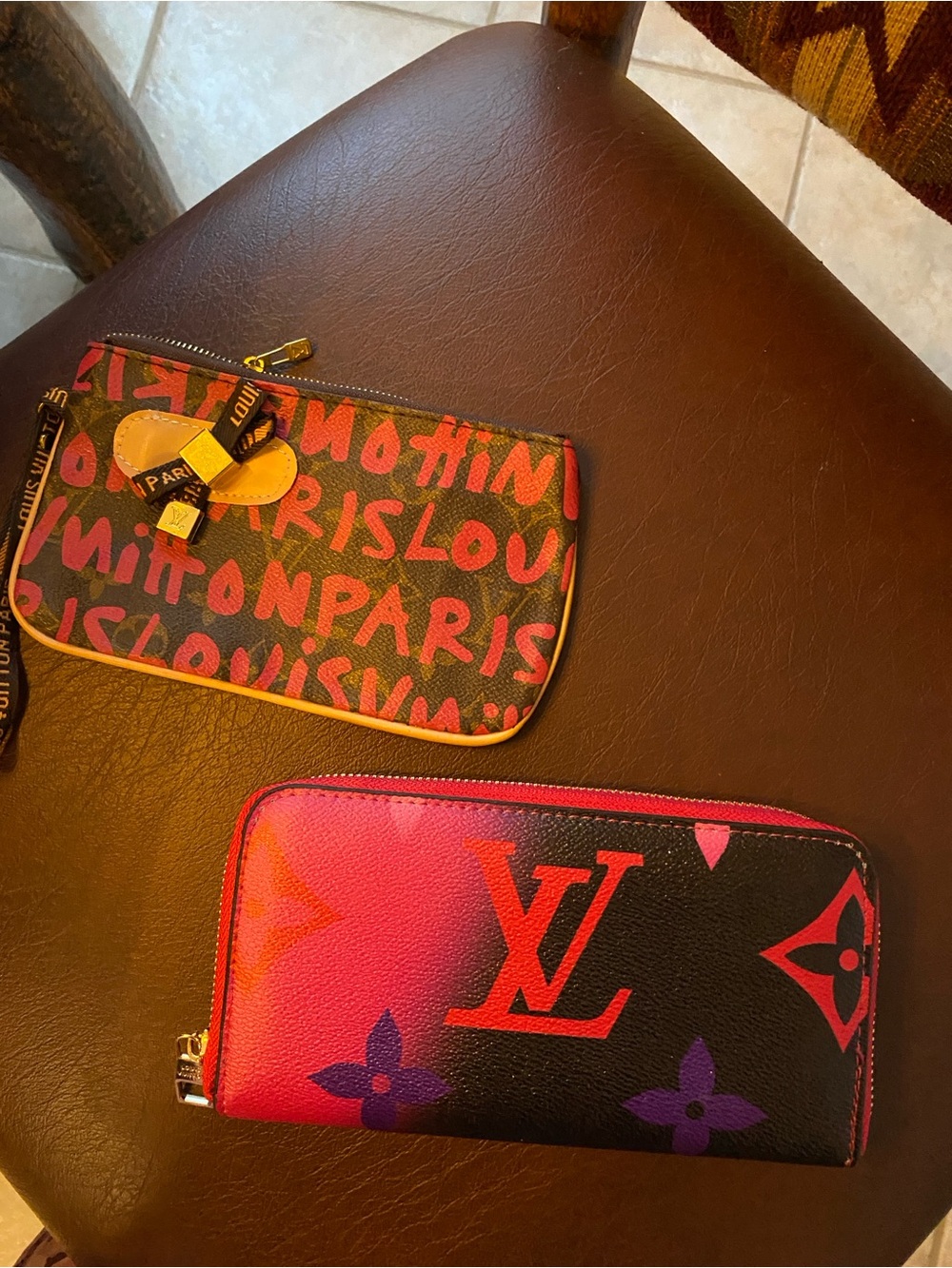 Inspired Graffiti Zip Wallet and pouch.